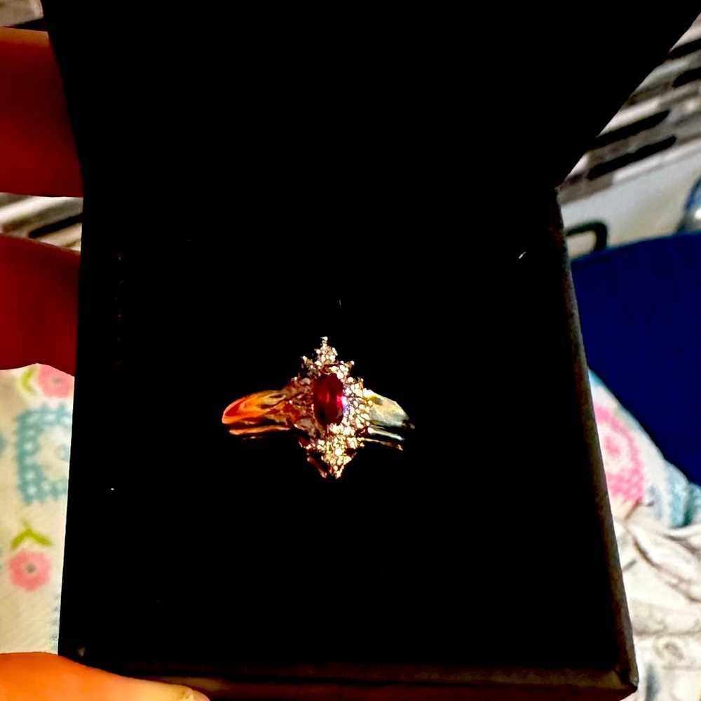 14k Ruby Gold Ring
